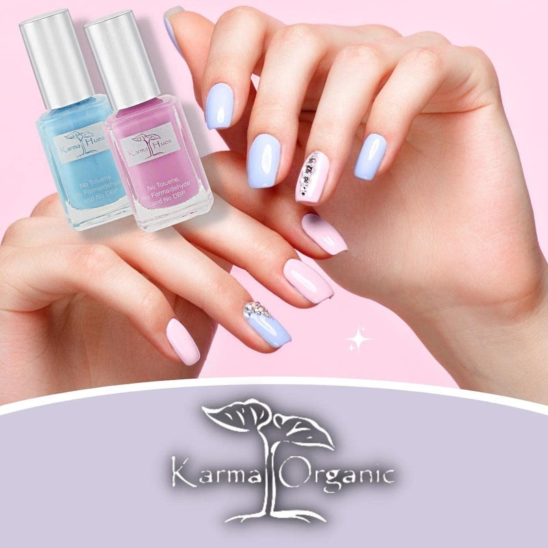 karma organic Karma Naturals Nail Polish â€“ Non-Toxic, Vegan & Cruelty-Free (Lala Lilac, 0.43 fl oz) - Image 2